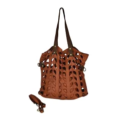 Scarpe di Maremma Africa Shopper Laserata*Donna Borse Morbide