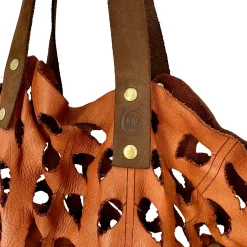 Scarpe di Maremma Africa Shopper Laserata*Donna Borse Morbide
