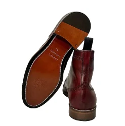 Scarpe di Maremma Anfibio Artigianale Bordeaux*Uomo Stivaletti