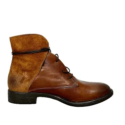 Scarpe di Maremma Anfibio Artigianale In Pelle Tuffata Cuoio Camarri 1916*Donna Stivali