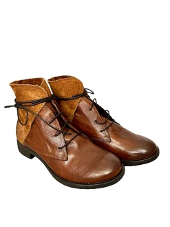 Scarpe di Maremma Anfibio Artigianale In Pelle Tuffata Cuoio Camarri 1916*Donna Stivali