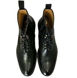 Scarpe di Maremma Anfibio Artigianale Nero*Uomo Stivaletti