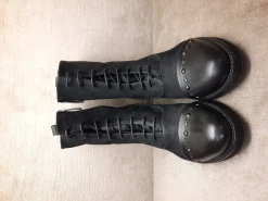 Scarpe di Maremma Anfibio Artigianale Nero*Donna Stivali