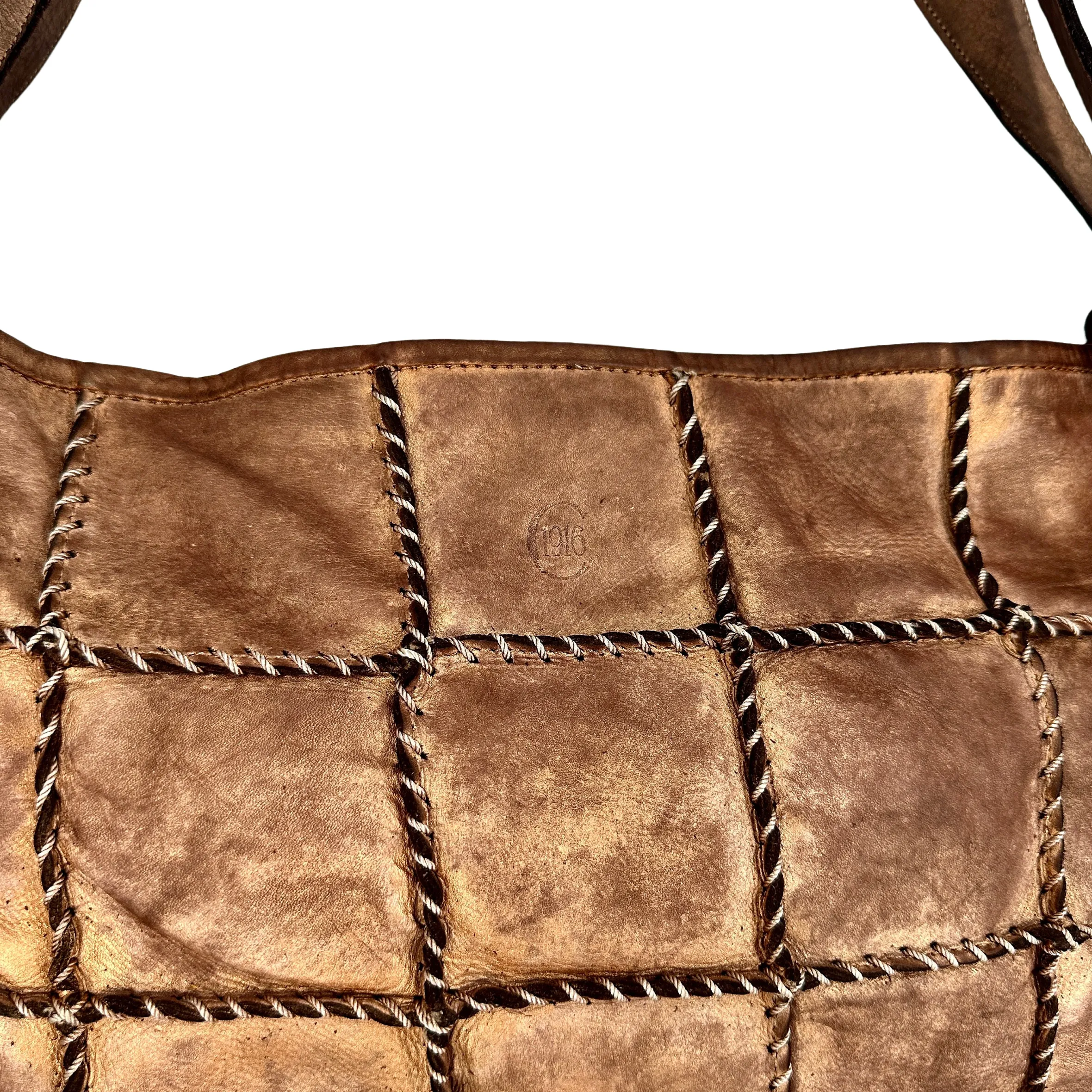 Scarpe di Maremma Asia Borsa / Zaino In Pelle Lavata Bronzata*Donna Borse Morbide