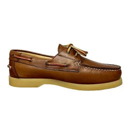 Scarpe di Maremma Barca Artigianale In Pelle Cuoio*Uomo Stringate