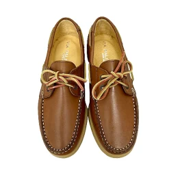 Scarpe di Maremma Barca Artigianale In Pelle Cuoio*Uomo Stringate