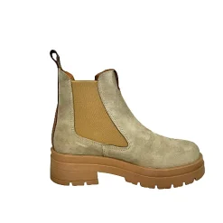 Scarpe di Maremma Beatles Artigianale Basso In Camoscio Tortora*Donna Tronchetti