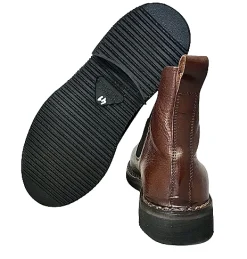 Scarpe di Maremma Beatles Artigianale In Pelle Marrone*Uomo Stivaletti