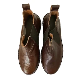 Scarpe di Maremma Beatles Artigianale In Pelle Marrone*Uomo Stivaletti