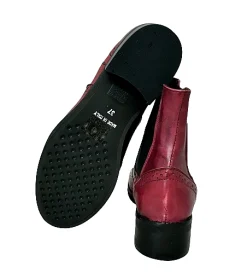 Scarpe di Maremma Beatles Artigianale In Pelle Color Vino*Donna Tronchetti