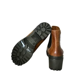 Scarpe di Maremma Beatles Cuoio Con Tacco*Donna Tronchetti