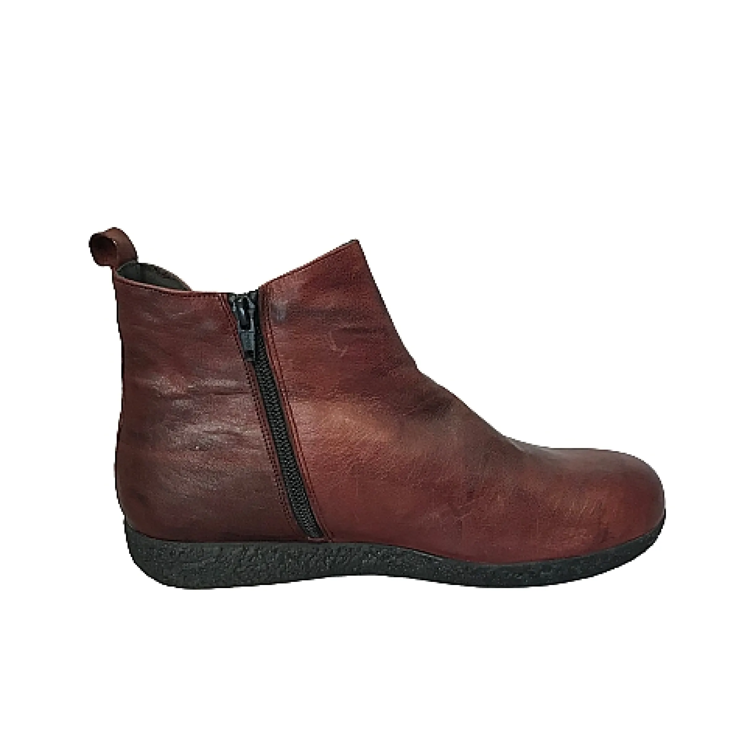 Scarpe di Maremma Beatles In Pelle Bordeaux*Donna Tronchetti