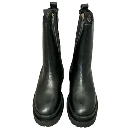 Scarpe di Maremma Beatles Nero Con Fondo Carrarmato*Donna Stivali