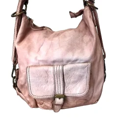 Scarpe di Maremma Borsa / Zaino Artigianale In Pelle Lavata*Donna Zaini