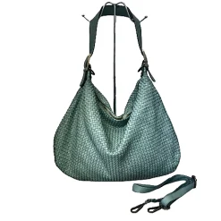 Scarpe di Maremma Borsa Artigianale Azzurra*Donna Borse Morbide