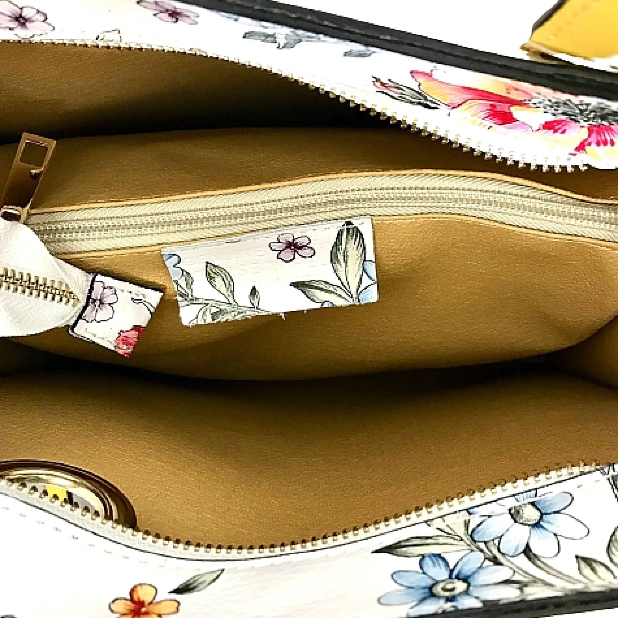 Scarpe di Maremma Borsa Artigianale Con Stampa Floreale*Donna Borse Rigide