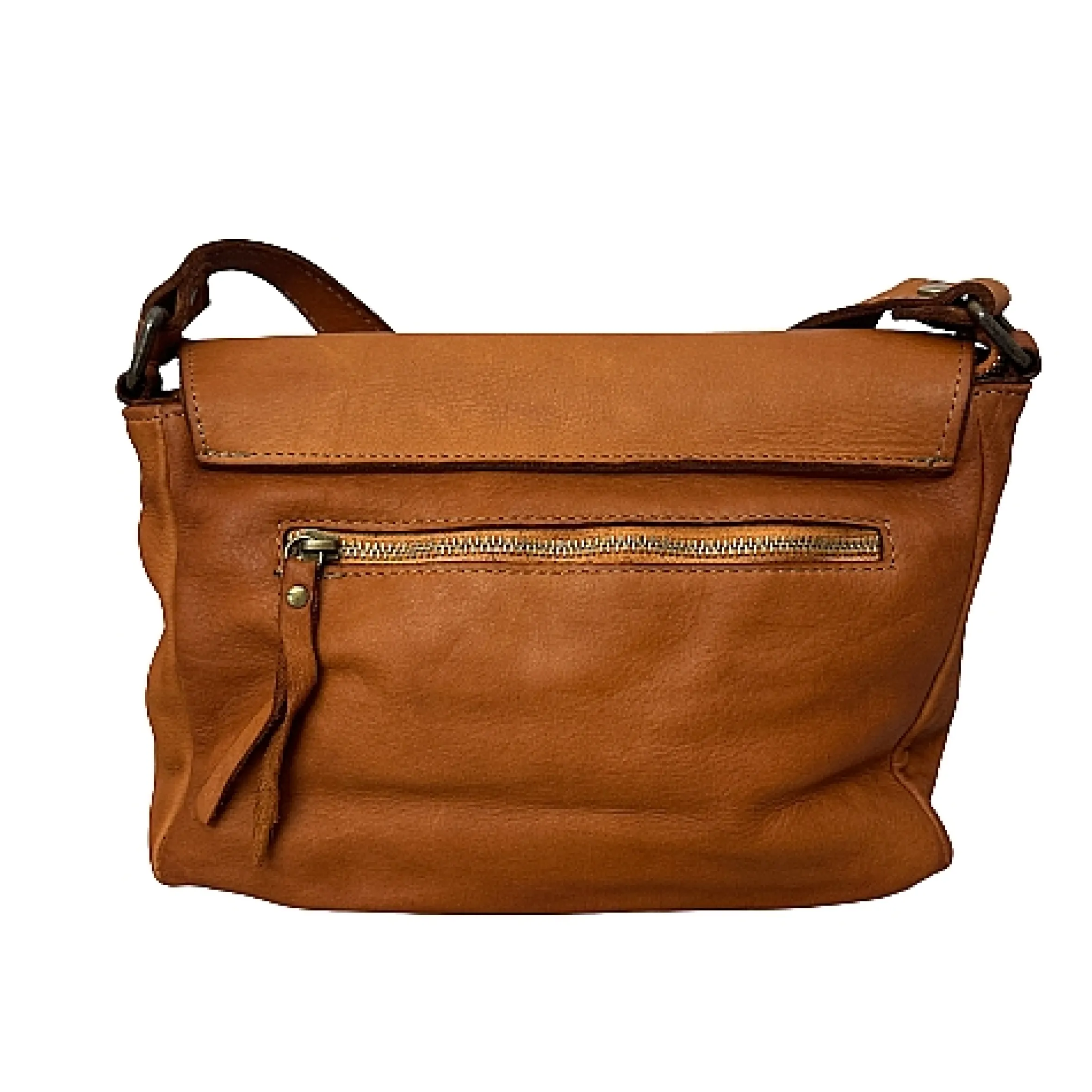 Scarpe di Maremma Borsa Artigianale In Pelle Lavata Liscia*Donna Borse Morbide