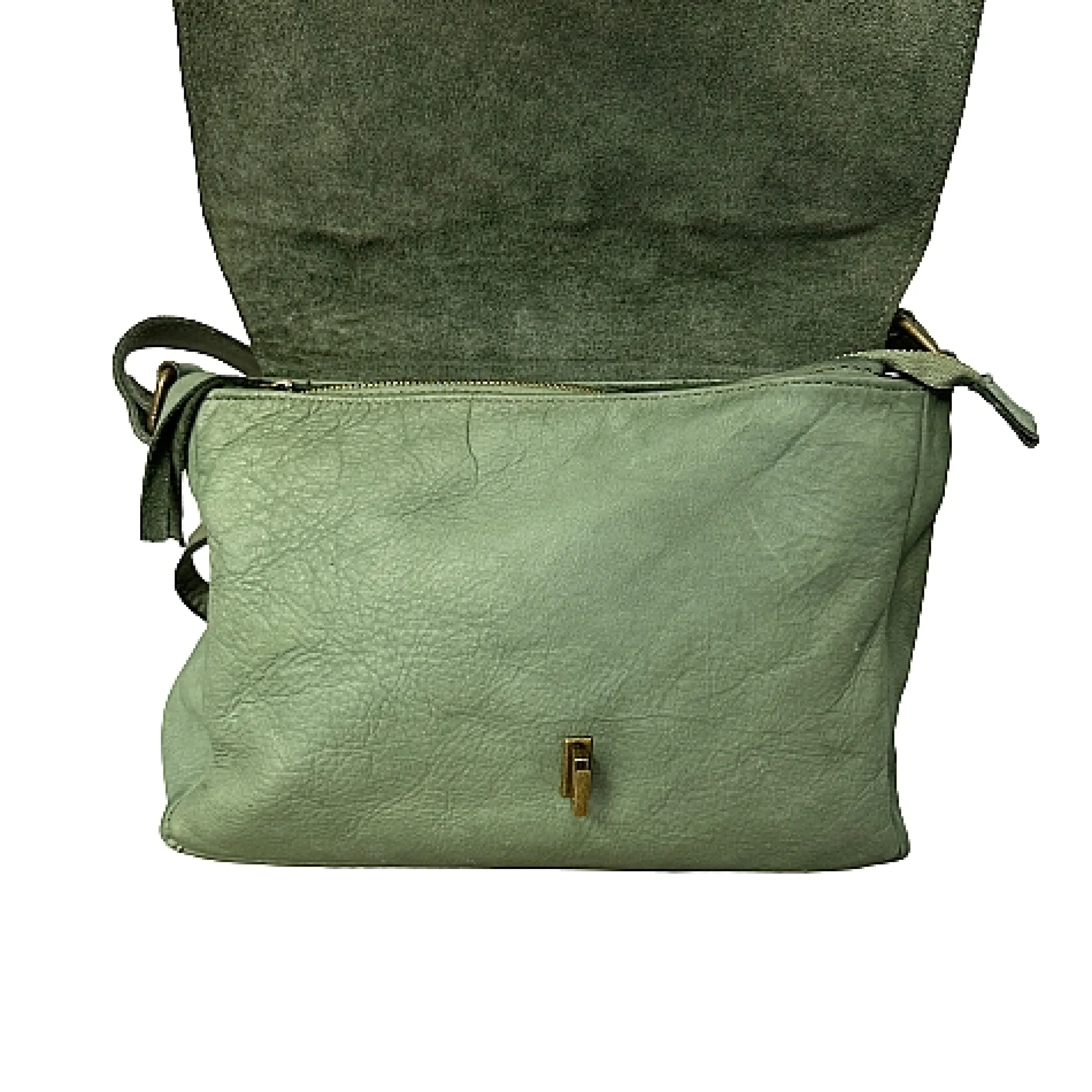 Scarpe di Maremma Borsa Artigianale In Pelle Lavata Liscia*Donna Borse Morbide