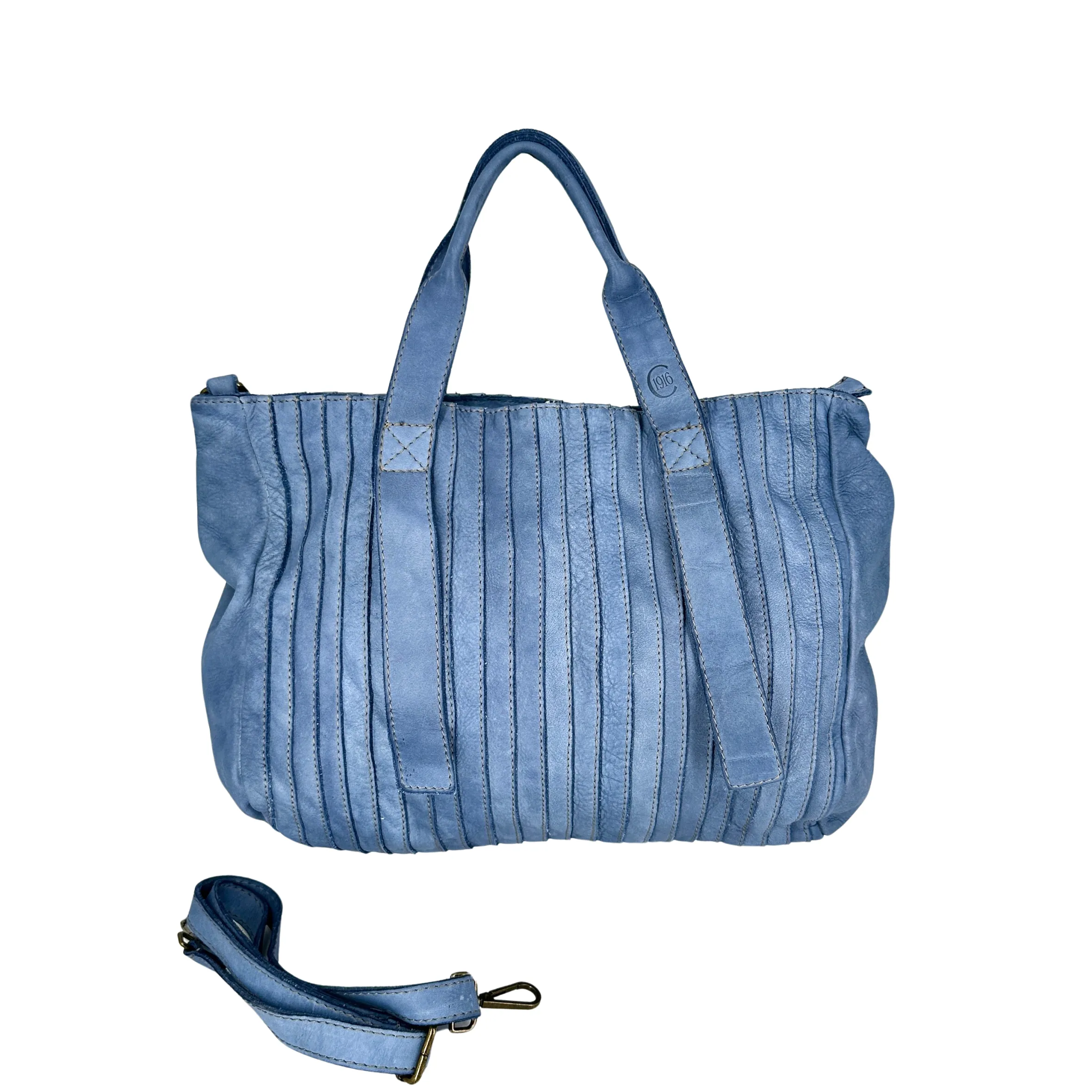 Scarpe di Maremma Borsa Artigianale In Pelle Lavata*Donna Borse Morbide