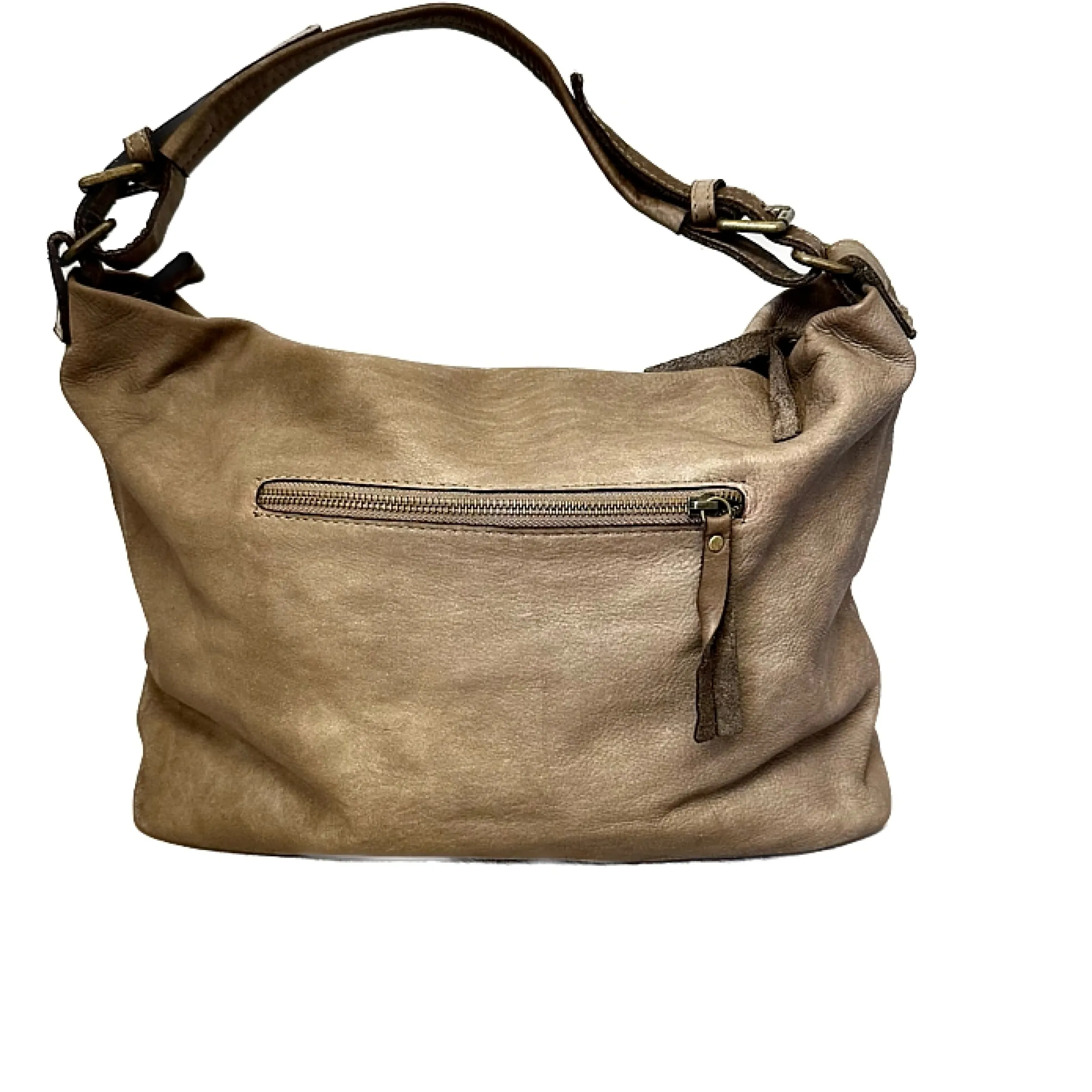 Scarpe di Maremma Borsa Artigianale In Pelle Lavata*Donna Borse Morbide