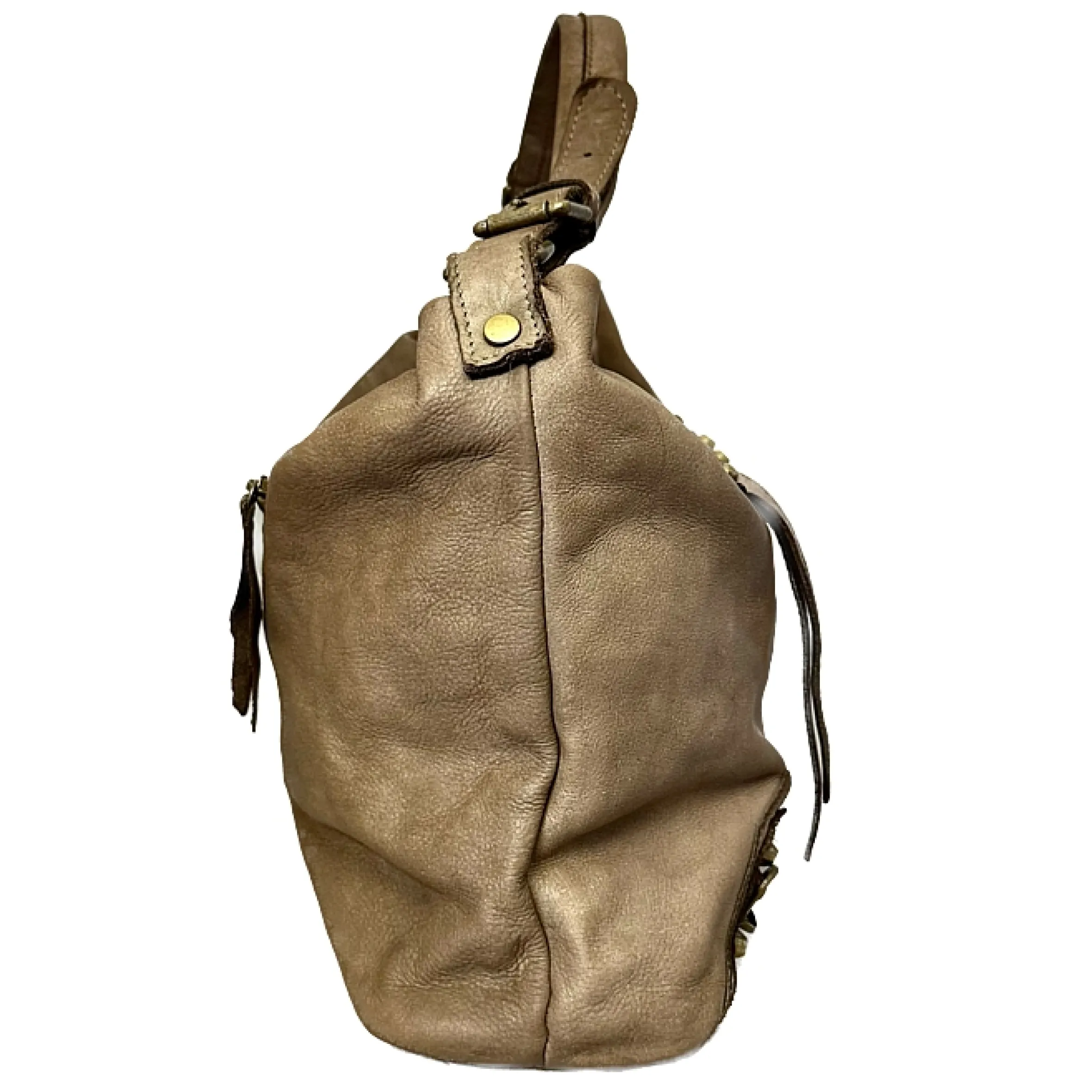 Scarpe di Maremma Borsa Artigianale In Pelle Lavata*Donna Borse Morbide