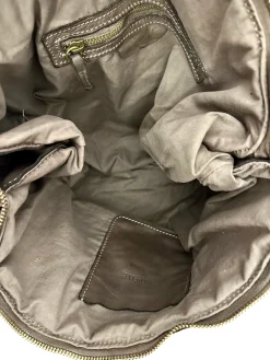Scarpe di Maremma Borsa Artigianale In Pelle Lavata Con Intreccio Grande*Donna Borse Morbide