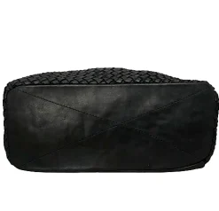 Scarpe di Maremma Borsa Artigianale In Pelle Intrecciata Con Borchiette*Donna Borse Morbide