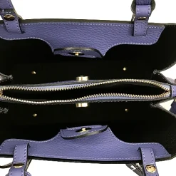 Scarpe di Maremma Borsa Artigianale In Pelle Glicine*Donna Borse Rigide