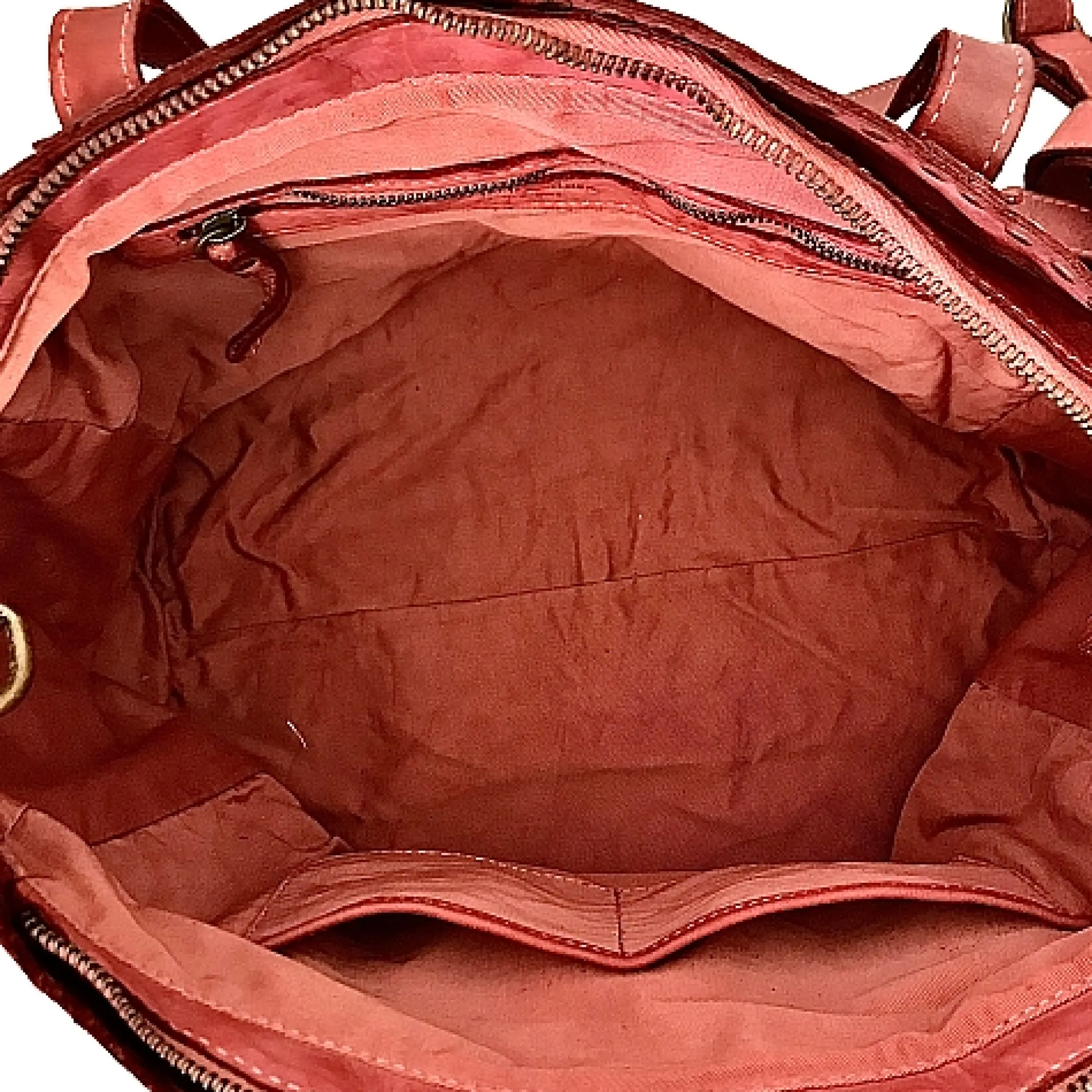 Scarpe di Maremma Borsa Artigianale In Pelle Lavata Rifinita Da Borchiette*Donna Borse Morbide