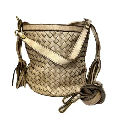 Scarpe di Maremma Borsa Artigianale Intrecciata Modello Secchiello*Donna Borse Morbide