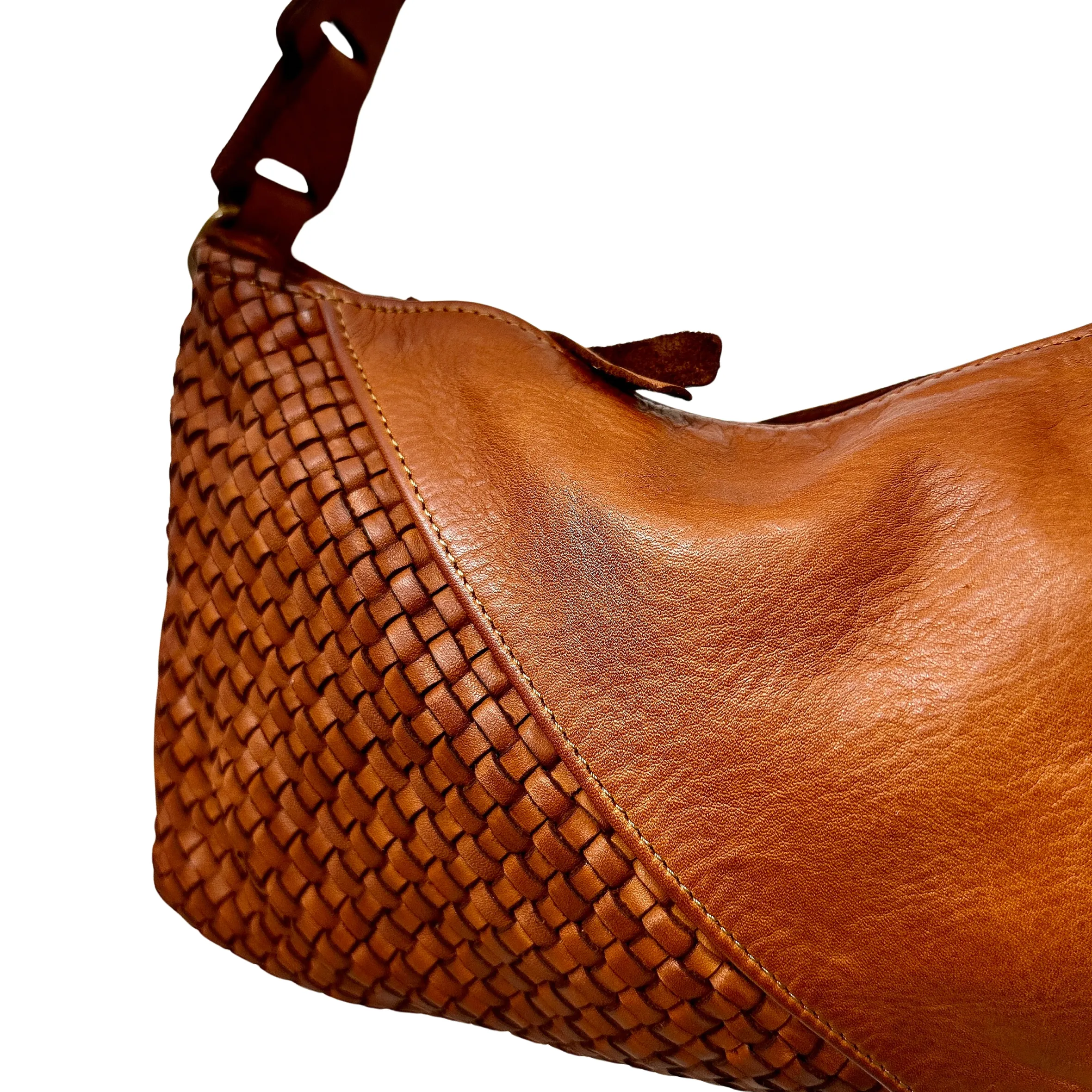Scarpe di Maremma Borsa Artigianale Meta Pelle Intrecciata*Donna Borse Morbide