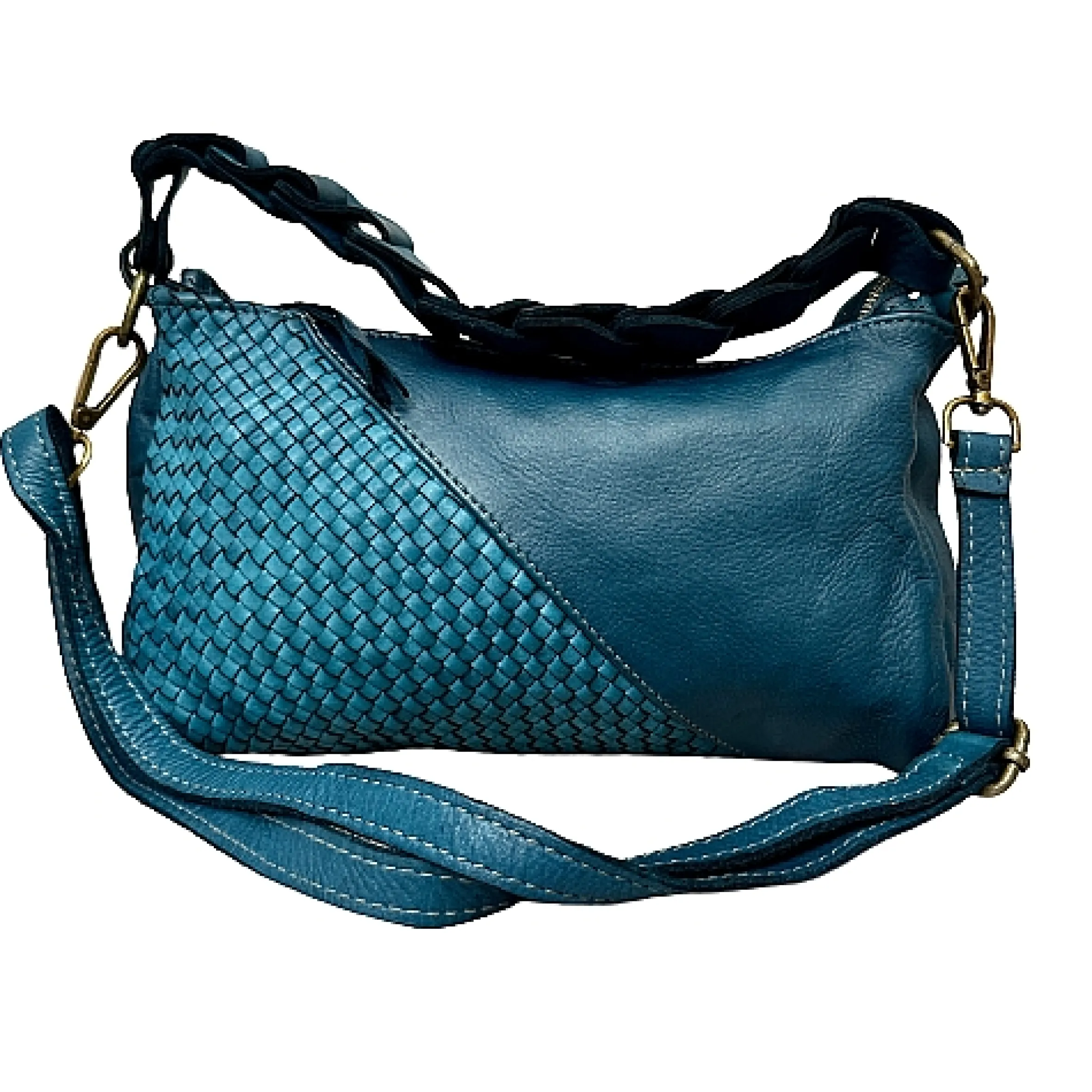 Scarpe di Maremma Borsa Artigianale Meta Pelle Intrecciata*Donna Borse Morbide
