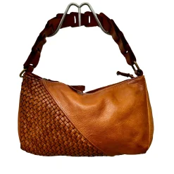 Scarpe di Maremma Borsa Artigianale Meta Pelle Intrecciata*Donna Borse Morbide