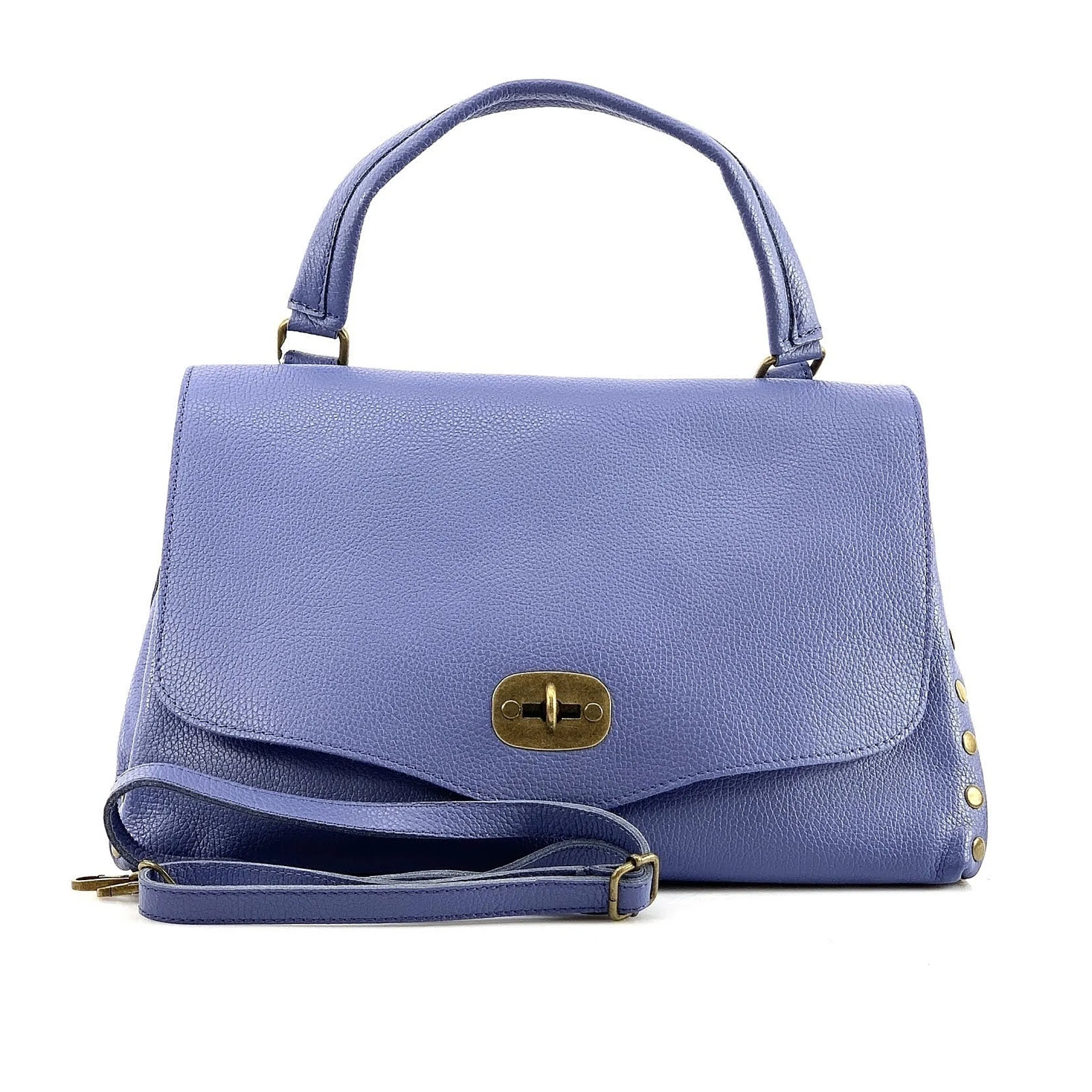 Scarpe di Maremma Borsa Artigianale Mod. Postina In Pelle Martellata*Donna Borse Morbide