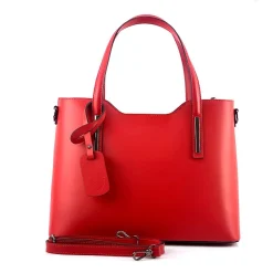 Scarpe di Maremma Borsa Artigianale Rigida In Pelle Liscia*Donna Borse Rigide