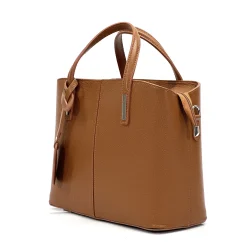 Scarpe di Maremma Borsa Artigianale Rigida In Pelle Martellata*Donna Borse Rigide