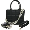 Scarpe di Maremma Borsa Artigianale Trapuntata Nera*Donna Borse Rigide