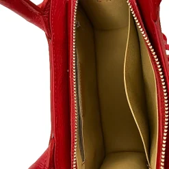 Scarpe di Maremma Borsa Artigianale Trapuntata Rossa*Donna Borse Rigide