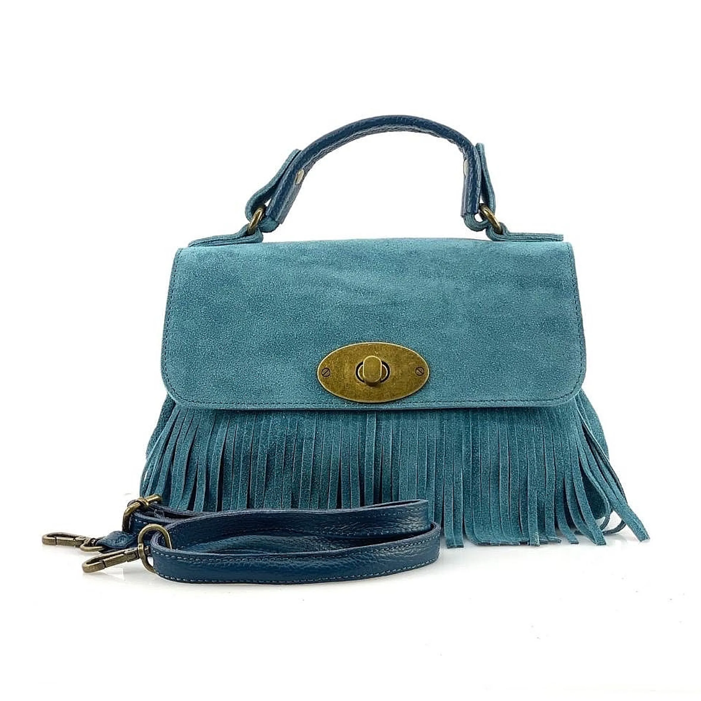 Scarpe di Maremma Borsa Con Frange E Tracolla In Camoscio*Donna Borse Morbide