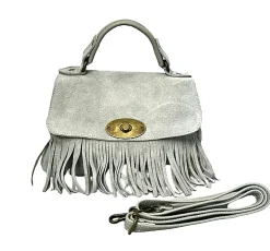 Scarpe di Maremma Borsa Con Frange E Tracolla In Camoscio*Donna Borse Morbide