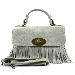 Scarpe di Maremma Borsa Con Frange E Tracolla In Camoscio*Donna Borse Morbide