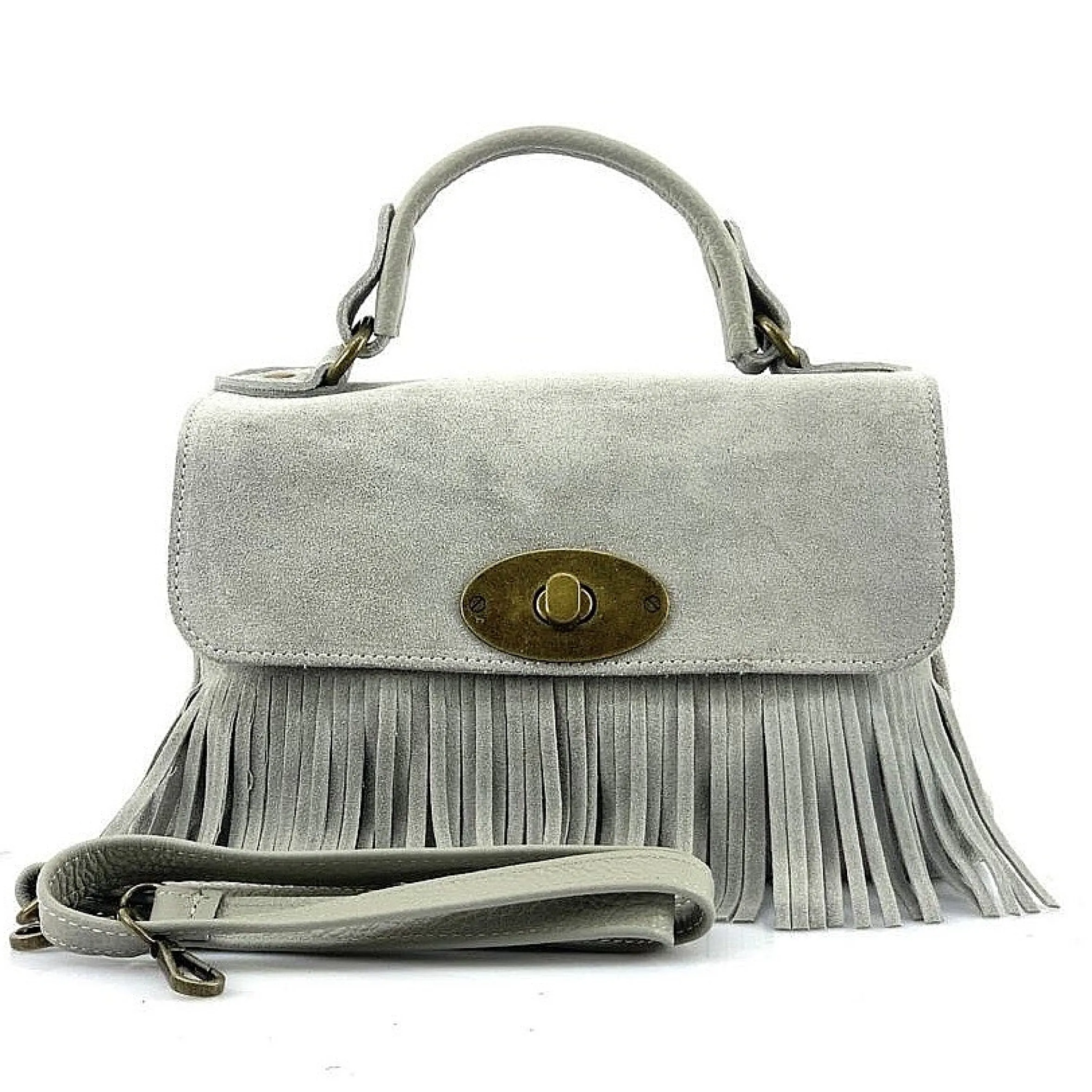 Scarpe di Maremma Borsa Con Frange E Tracolla In Camoscio*Donna Borse Morbide
