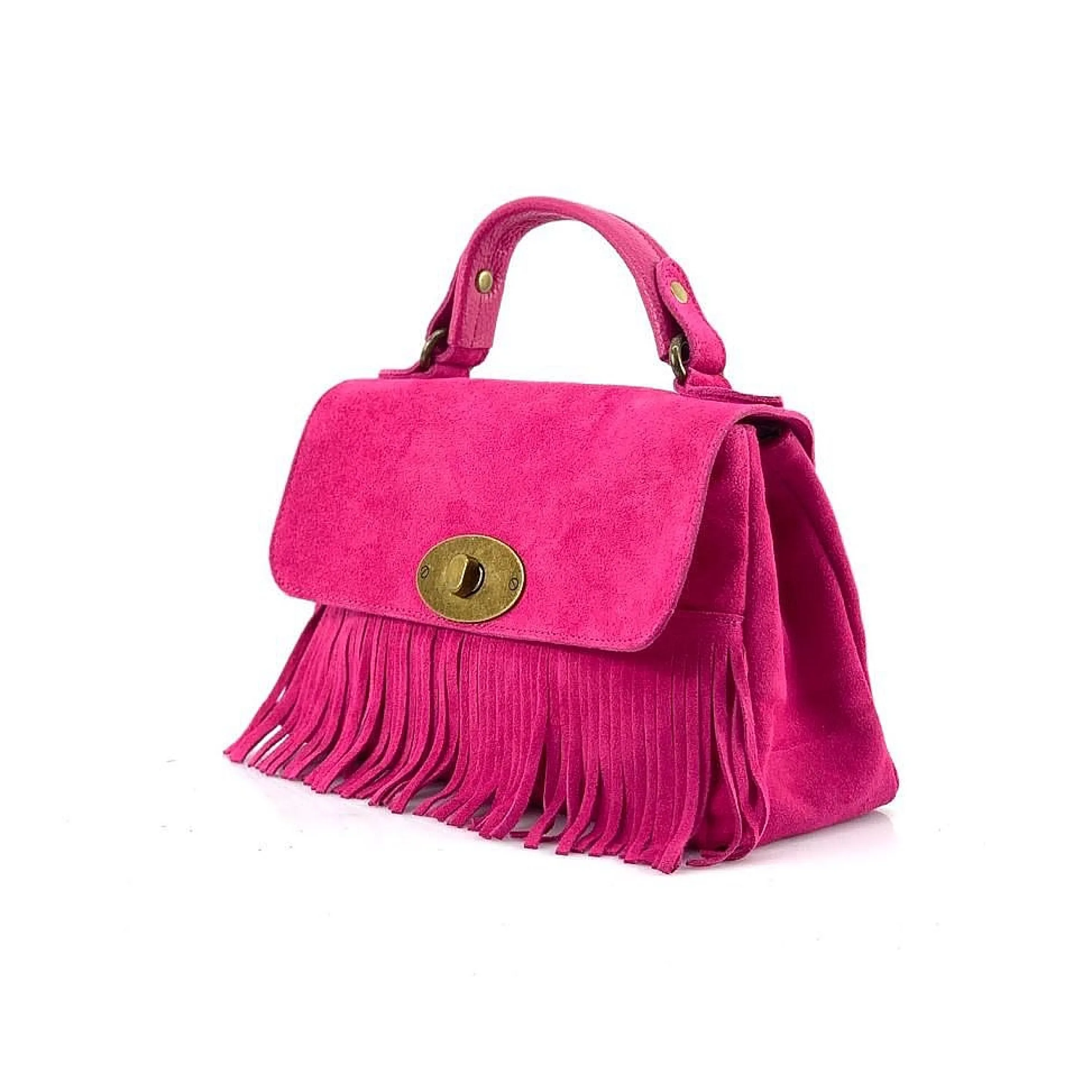 Scarpe di Maremma Borsa Con Frange E Tracolla In Camoscio*Donna Borse Morbide
