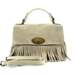 Scarpe di Maremma Borsa Con Frange E Tracolla In Camoscio*Donna Borse Morbide