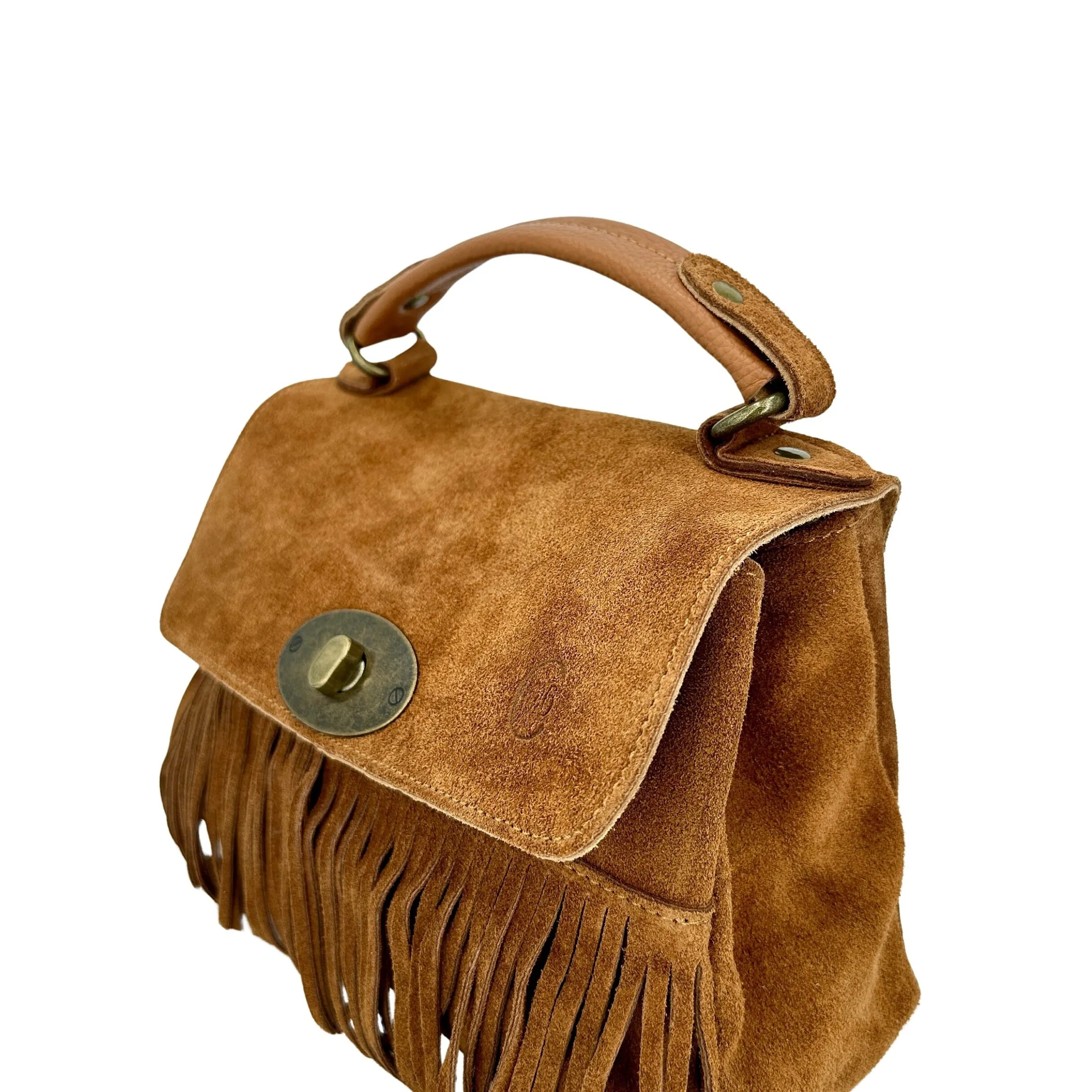 Scarpe di Maremma Borsa Con Frange E Tracolla In Camoscio*Donna Borse Morbide