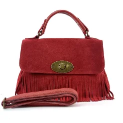 Scarpe di Maremma Borsa Con Frange E Tracolla In Camoscio*Donna Borse Morbide