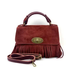 Scarpe di Maremma Borsa Con Frange E Tracolla In Camoscio*Donna Borse Morbide