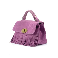 Scarpe di Maremma Borsa Con Frange E Tracolla In Camoscio*Donna Borse Morbide