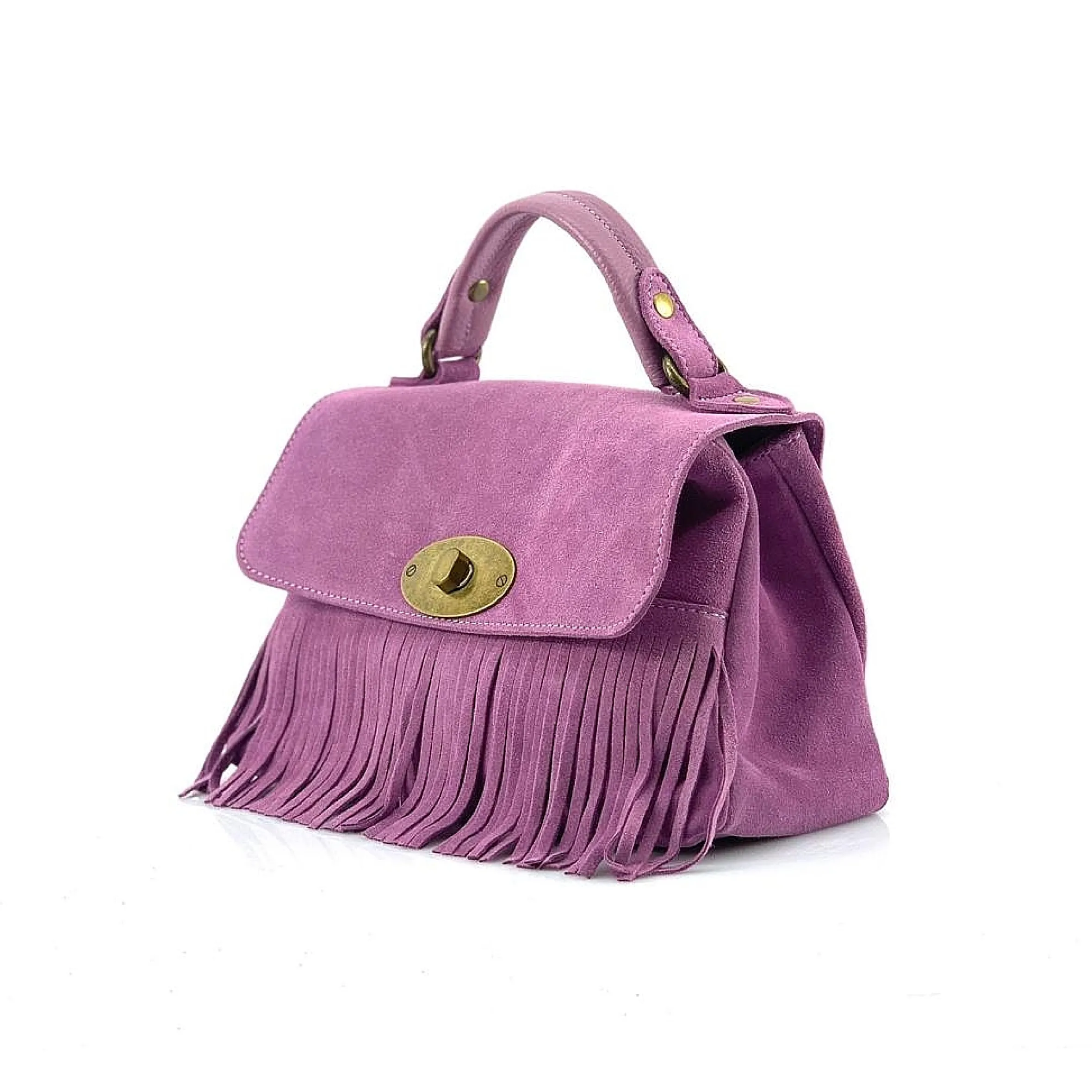 Scarpe di Maremma Borsa Con Frange E Tracolla In Camoscio*Donna Borse Morbide