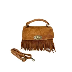 Scarpe di Maremma Borsa Con Frange E Tracolla In Camoscio*Donna Borse Morbide